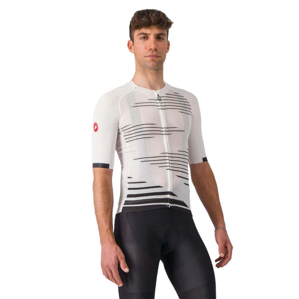 Maglia Castelli Climber's 4.0 JR - Bianca, Per Ciclismo Estivo, Tessuto Mesh 3D