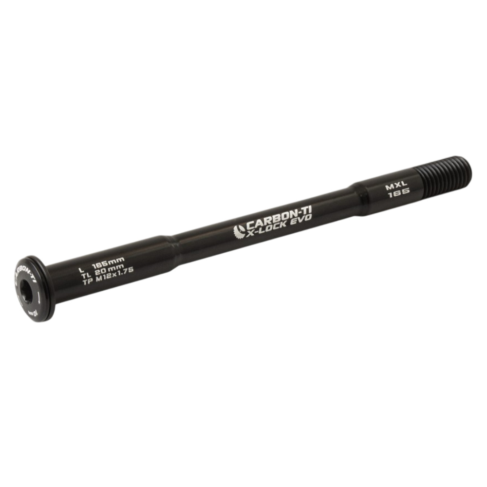 Carbon-Ti Perno Passante X-Lock EVO 12x1.75 X-Maxle (165 mm) - Nero